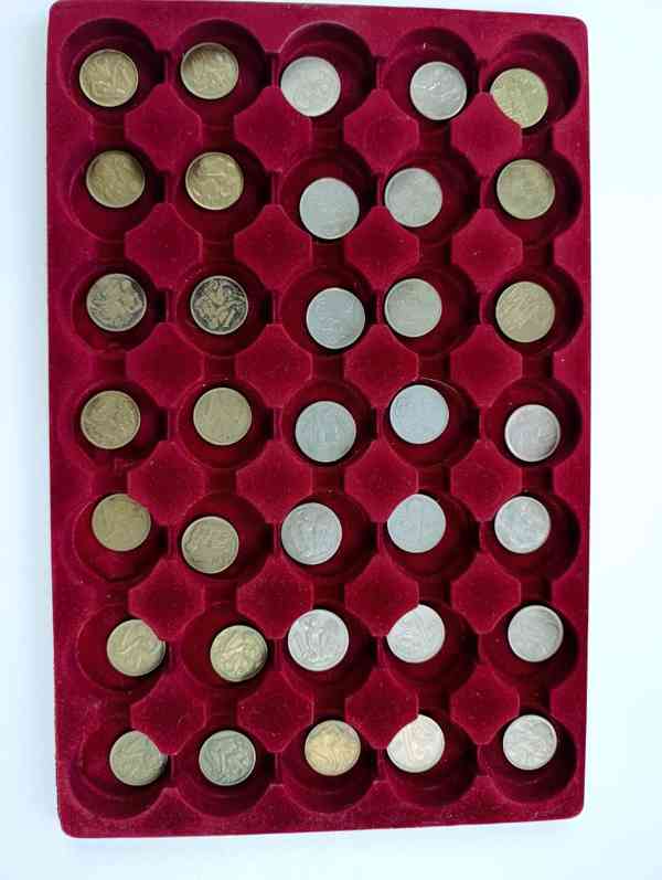 Sbírka mincí Československo + plata na mince konvolut  Kčs - foto 28
