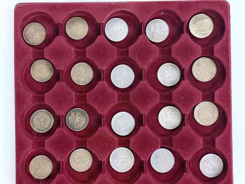 Sbírka mincí Československo + plata na mince konvolut  Kčs - foto 26