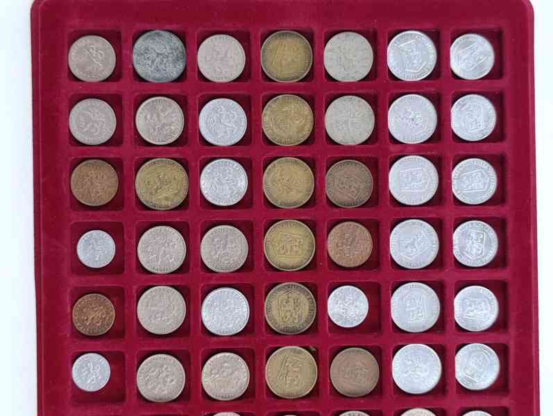 Sbírka mincí Československo + plata na mince konvolut  Kčs - foto 21