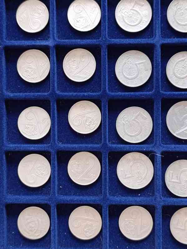 Sbírka mincí Československo + plata na mince konvolut  Kčs - foto 11
