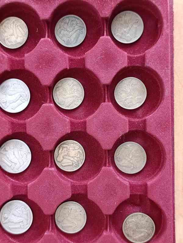 Sbírka mincí Československo + plata na mince konvolut  Kčs - foto 14