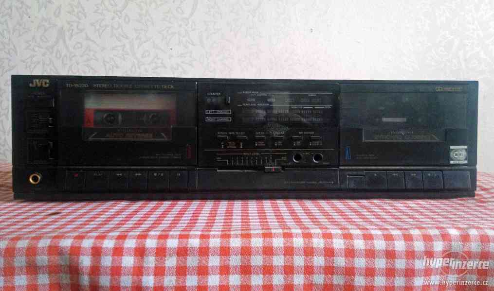 JVC TD-W220  HI-FI STEREO DOUBLE TAPE DECK - foto 2