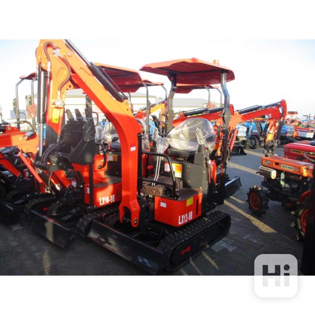 Minibagr YTO LX-12-9B 1200kg YANMAR + joysticky!! - foto 1