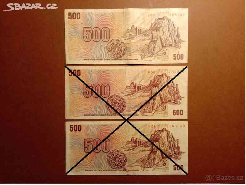 Bankovky 500 Kčs 1973 !!! - foto 2