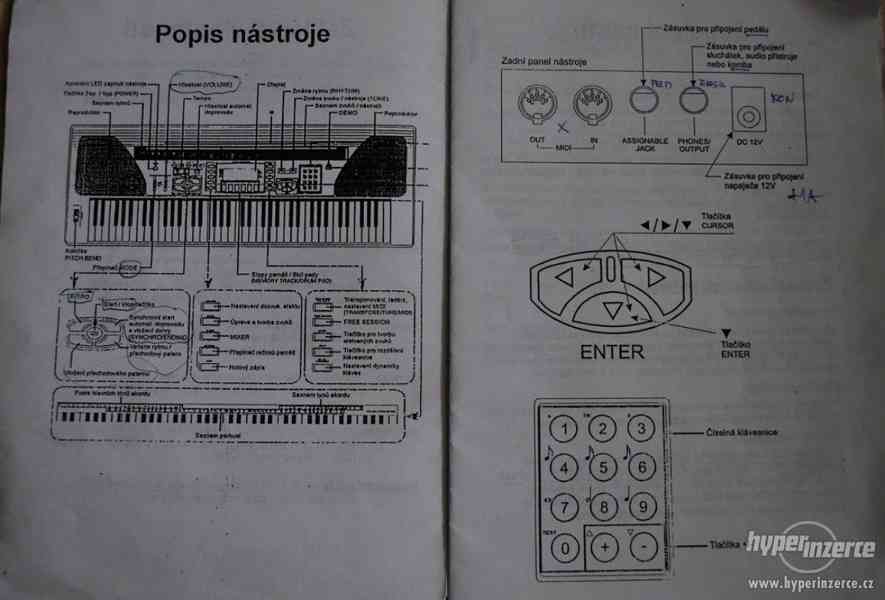 Casio WK-1200 * klávesy * profes. sestava * velmi dobrý stav - foto 7