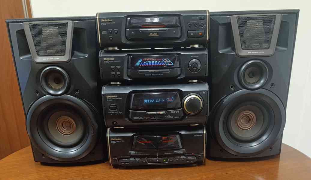 TECHNICS věž EH-50, 4díly, CD-Rádio-Double deck- Zesilovač - foto 2