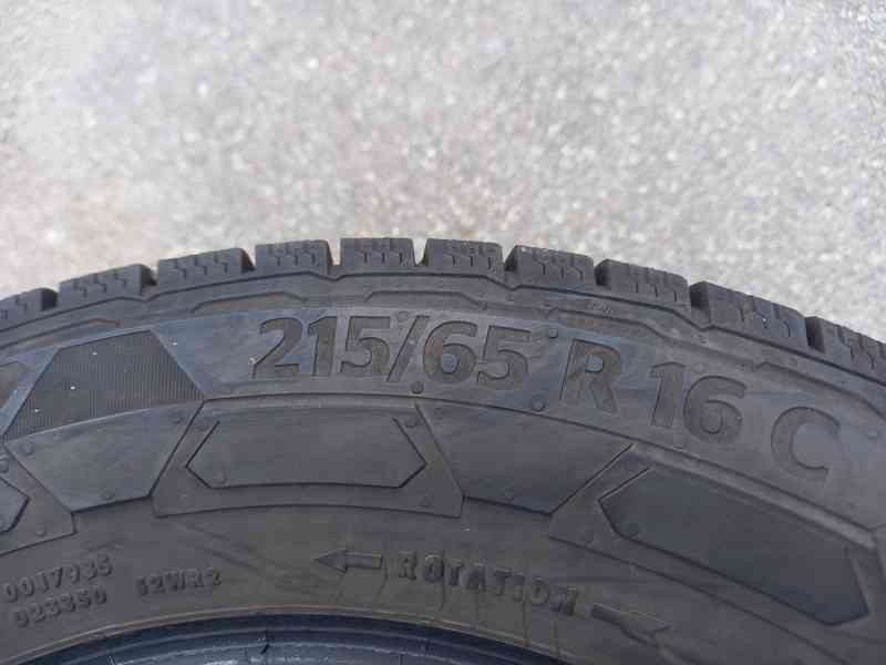 4ks ZÁNOVNÍ zátežové užitkové pneu 215/65R16C Continetal - foto 14