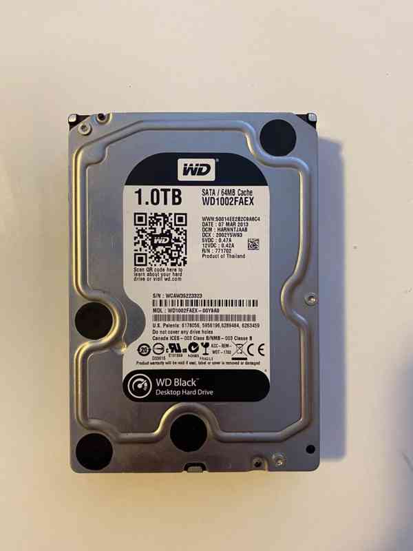 WD Caviar Black 1 TB HDD - pevný disk