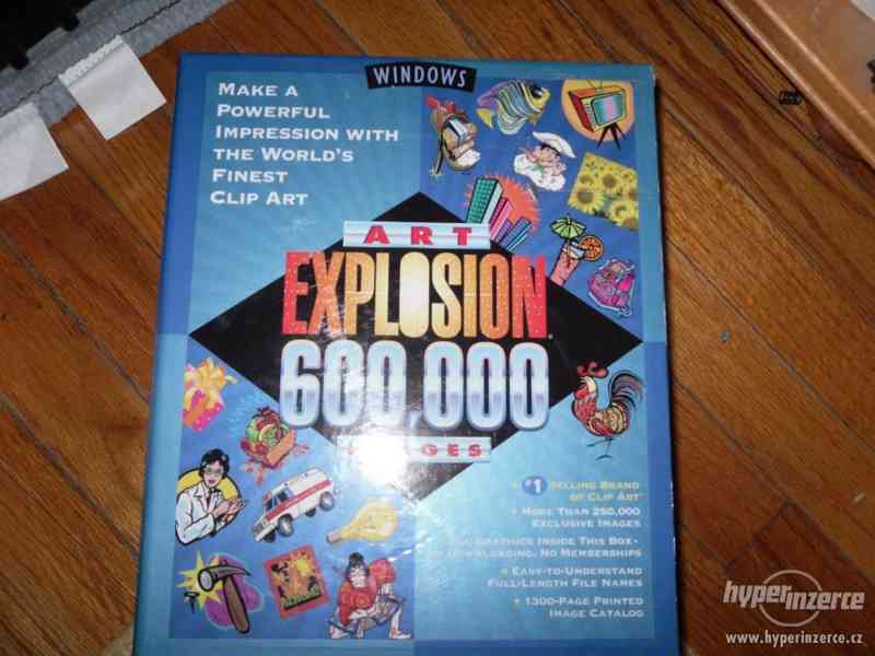 Art Explosion 600,000 Images 29 CD 14.7 GB+další CD a věci - foto 1