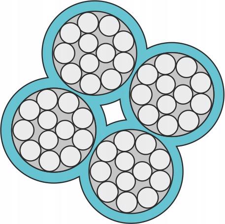 Lanový a provazový zebrik žebřík na střechu 5m 5 m - foto 3