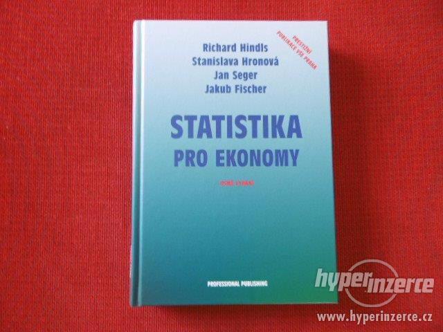STATISTIKA pro EKONOMY, 8. vydání, HINDLS, HRONOVÁ, SEGER - foto 1
