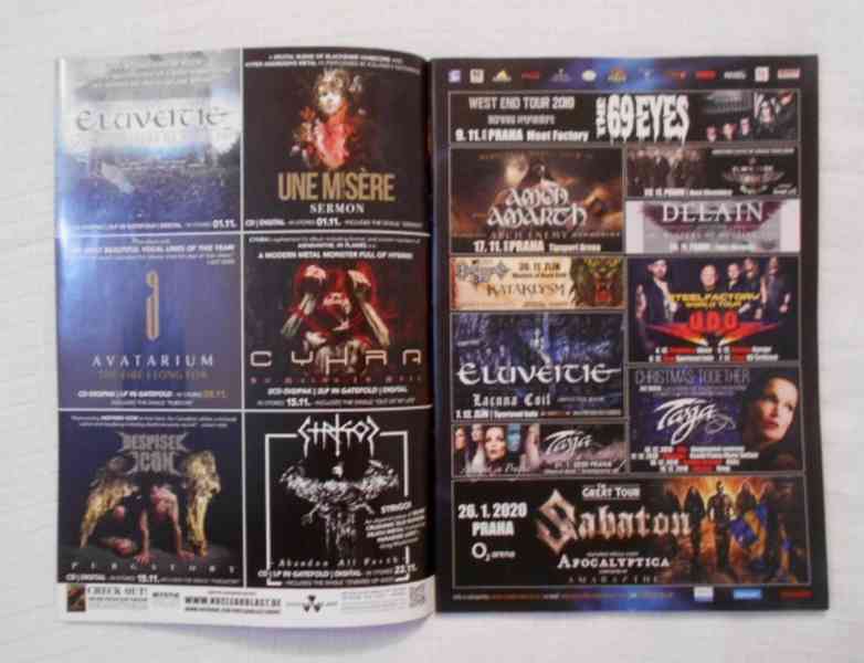 Rockový magazín Spark rok 2019 č. 11 - SE STŘEDOVÝM PLAKÁTEM - foto 2