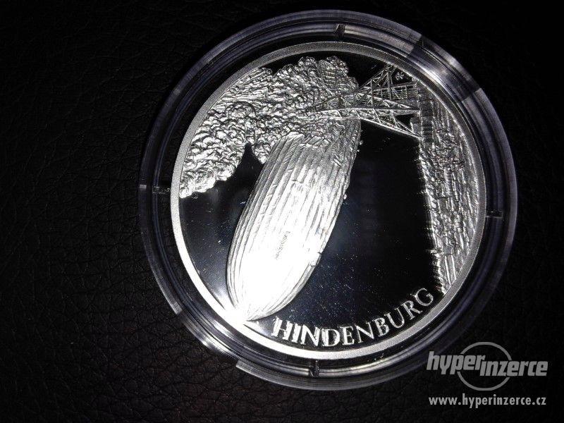 Stříbrná mince Zkáza vzducholodi Hindenburg - foto 3