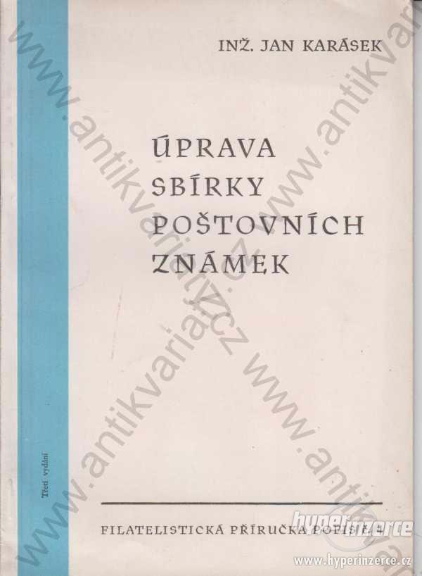Úprava sbírky poštovních známek Jan Karásek 1961 - foto 1