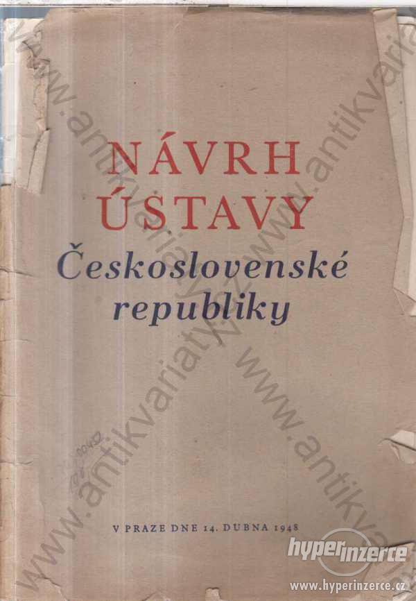 Návrh ústavy Československé republiky 1948 - foto 1