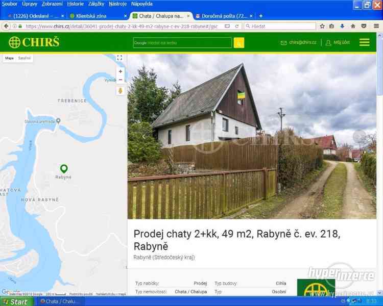 Prodáme chatu na Rabyni - 40 km od Prahy - foto 3