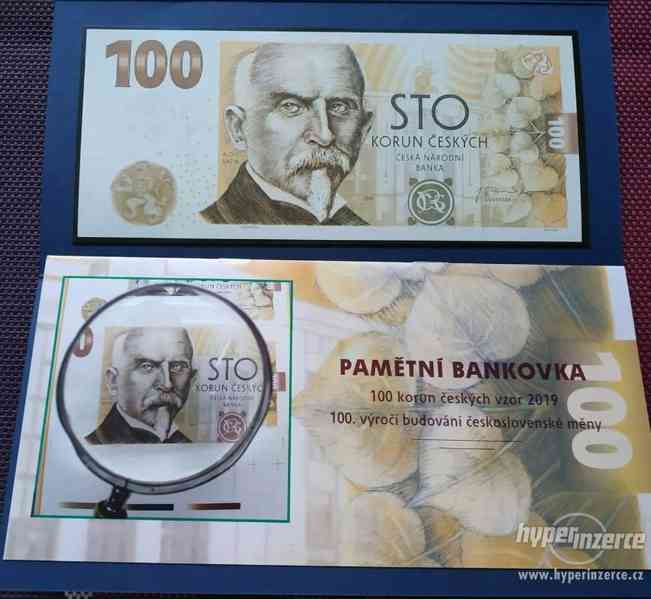 Pamětní bankovka 100 korun 2019 A. Rašín - foto 1