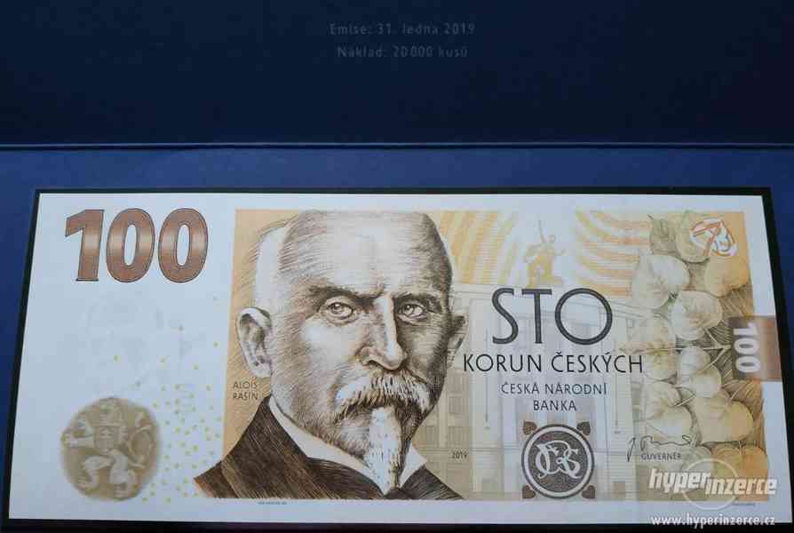 Pamětní bankovka 100 korun 2019 A. Rašín - foto 2