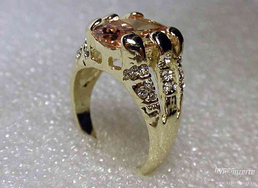 Prsten s broušeným topasem (Cz) C9. - foto 1