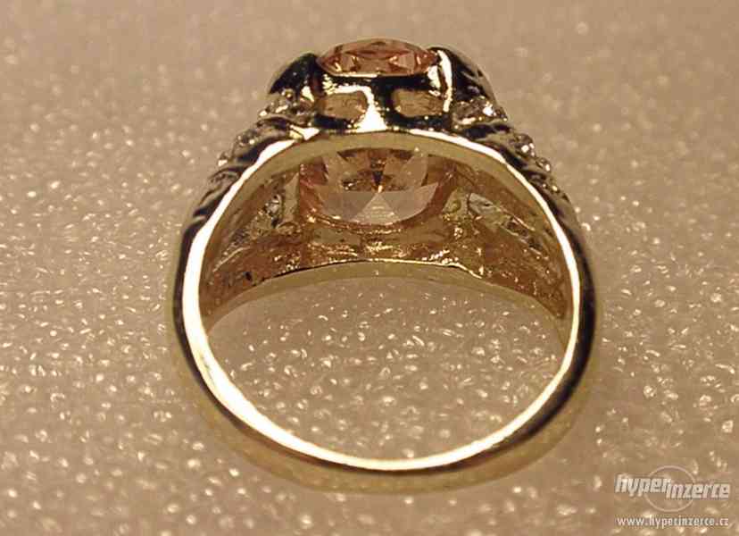 Prsten s broušeným topasem (Cz) C9. - foto 5