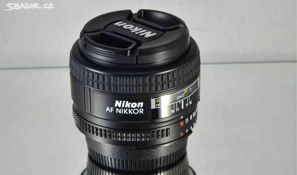 Nikon AF 50mm f/1.4 D **1:1.4, FX, PEVNÝ*UV FILTR - foto 7