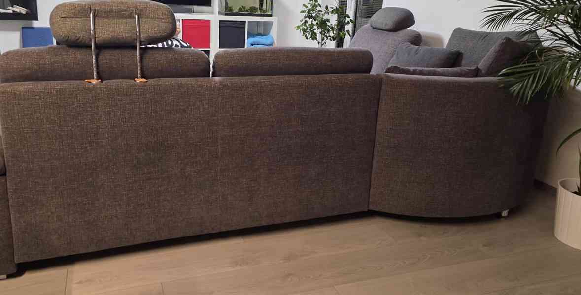 Sedací souprava rohová rozkládací - foto 4