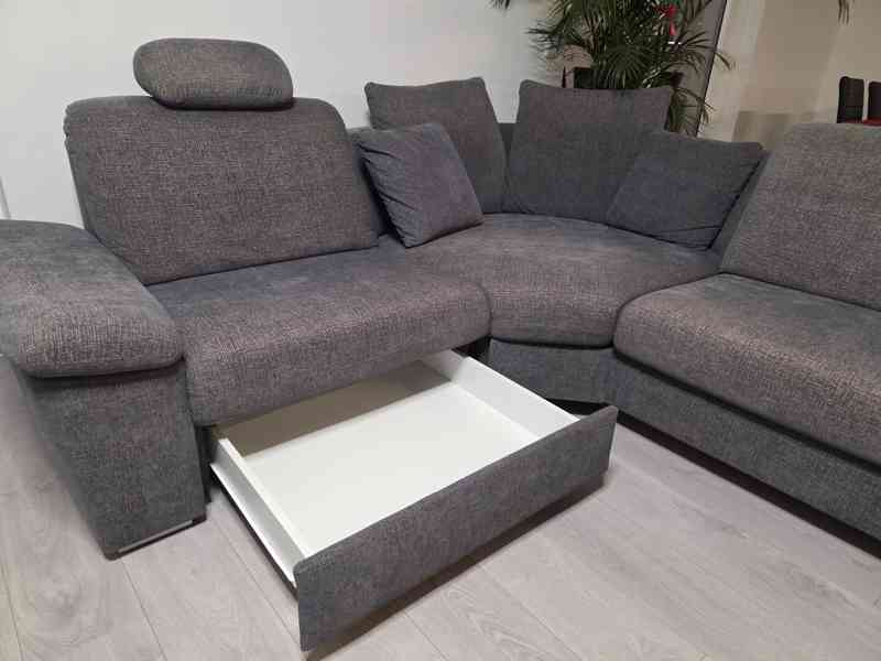 Sedací souprava rohová rozkládací - foto 5