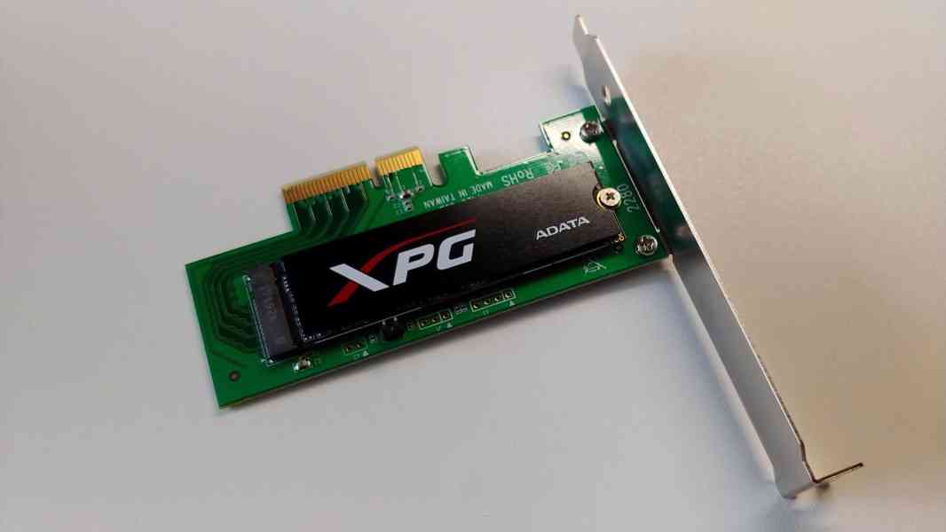 Adata XPG SX8200 NVMe SSD 480GB + PCIe  interní karta DeLock - foto 1