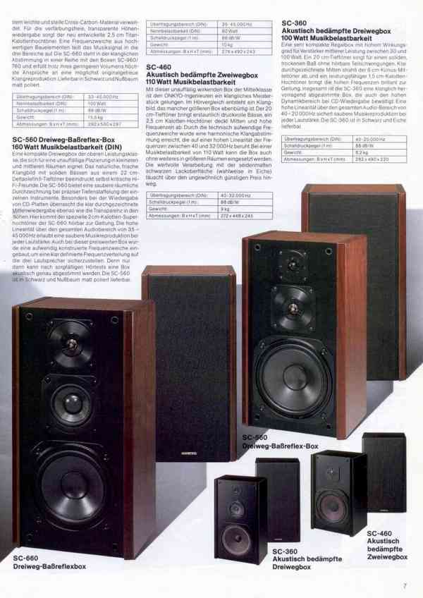 ♫ Vintage stereo regálovky ONKYO SC-560, MADE IN JAPAN ♫ - foto 6