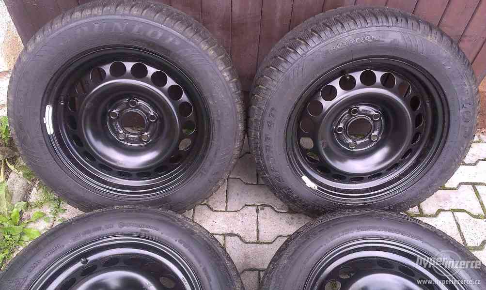 225/55R16 zimní pneu dunlop 8,5mm 5x112 7,5x16 et45 - foto 2