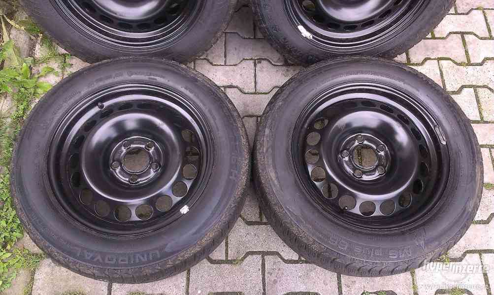 225/55R16 zimní pneu dunlop 8,5mm 5x112 7,5x16 et45 - foto 3