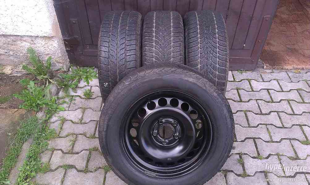 225/55R16 zimní pneu dunlop 8,5mm 5x112 7,5x16 et45 - foto 5
