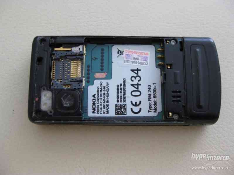Nokia 6500s z r.2007 - výsuvné telefony s kovovými kryty - foto 9