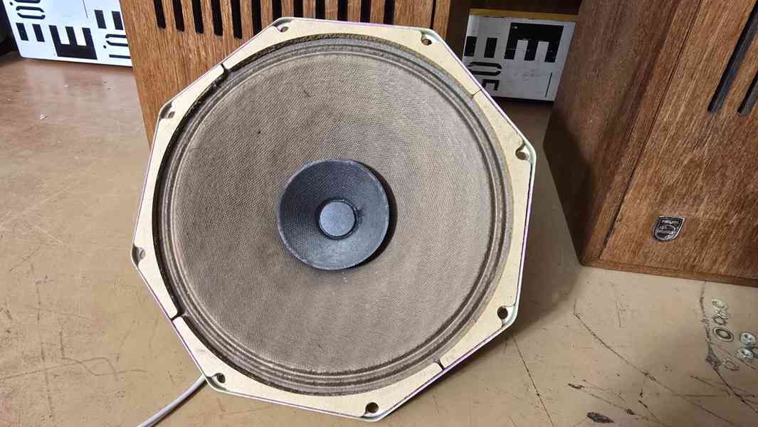 PHILIPS AD 5054 krásné unikátní reprosoustavy r. 1963 - foto 3
