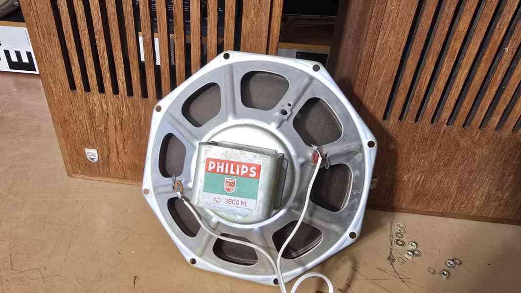 PHILIPS AD 5054 krásné unikátní reprosoustavy r. 1963 - foto 2