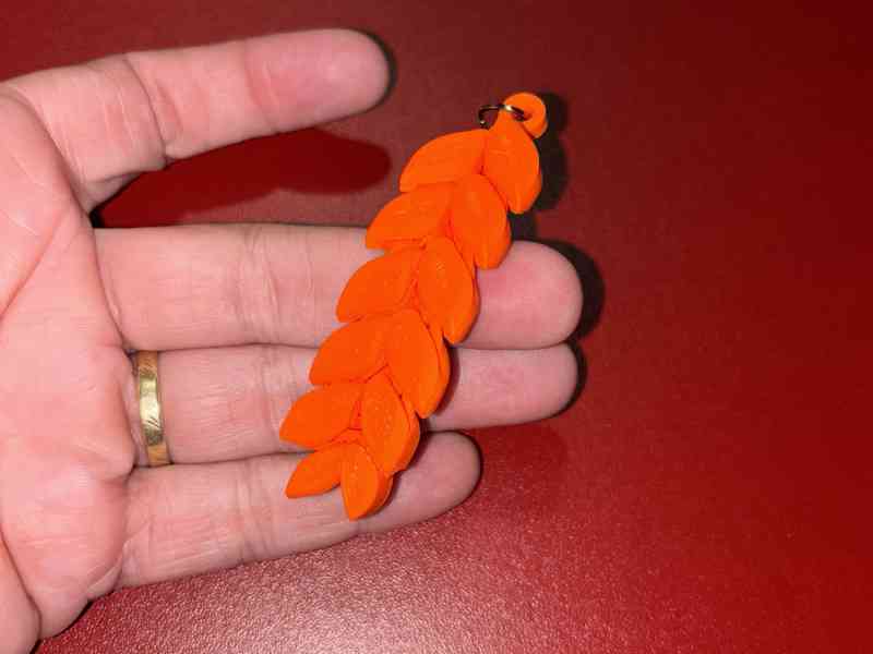 Klíčenka – flexibilní lístek (antistresová) (velký) - foto 2