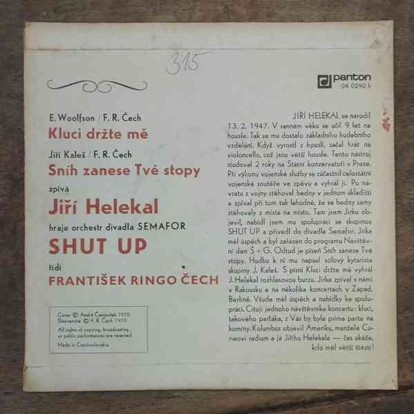 Shut Up & Jiří Helekal ‎– Kluci držte mě  (SP) - foto 2