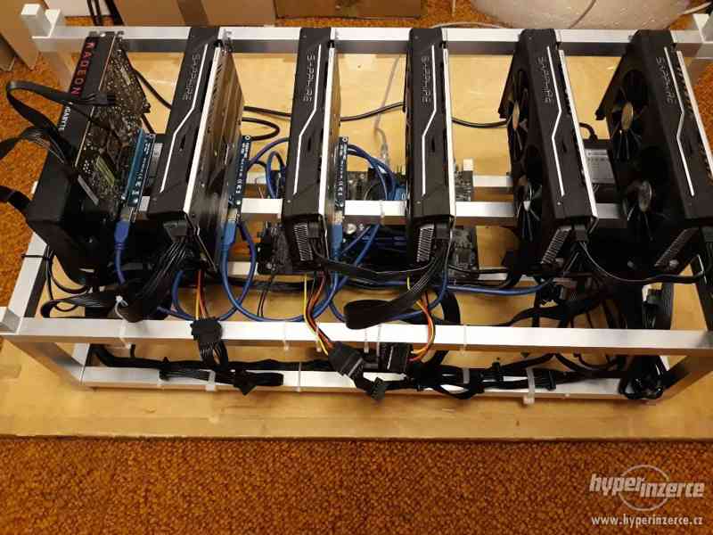 Mining rig 6x Sapphire 175mh/s ETH - foto 1