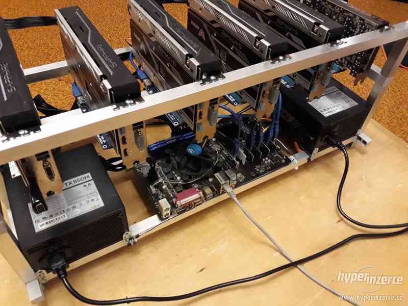 Mining rig 6x Sapphire 175mh/s ETH - foto 3