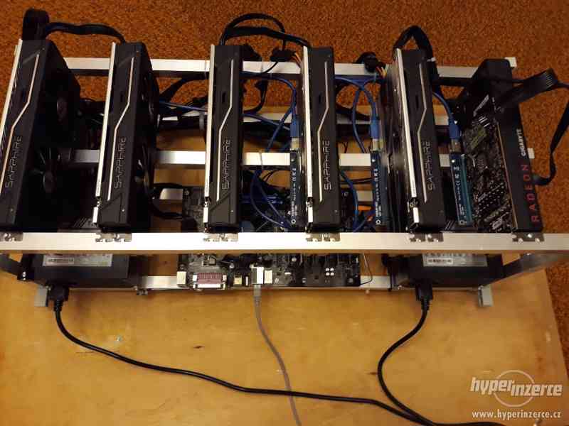 Mining rig 6x Sapphire 175mh/s ETH - foto 4