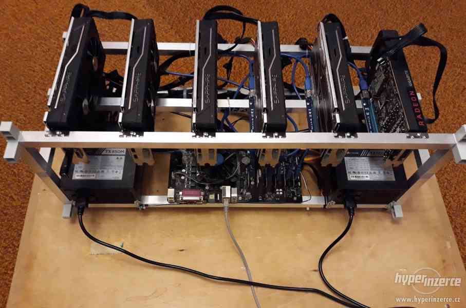 Mining rig 6x Sapphire 175mh/s ETH - foto 5