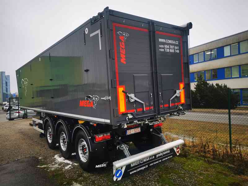 sklopný hliníkový návěs Mega 50m3 - foto 5