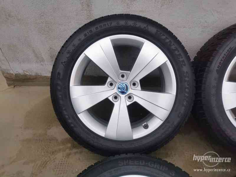 215/55R17 zimní pneu škoda superb III 6,5x17 5x112x57 ET41 - foto 5