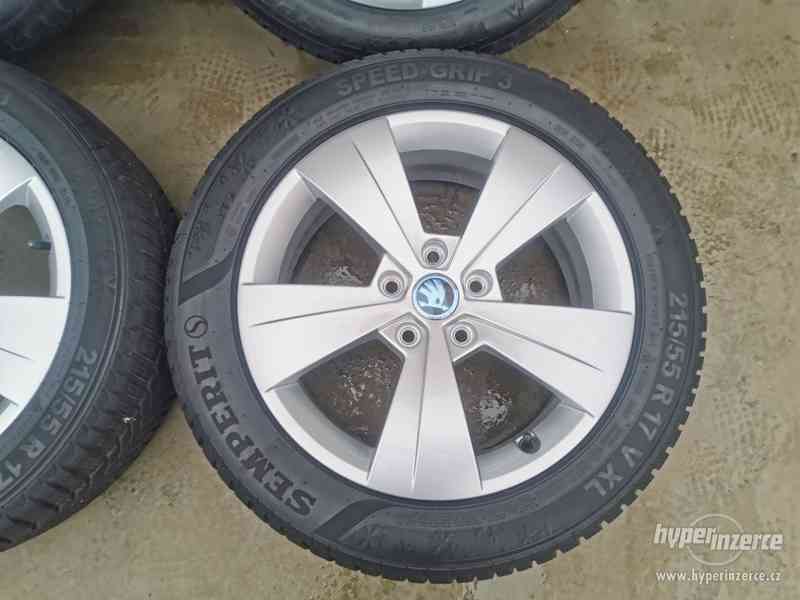 215/55R17 zimní pneu škoda superb III 6,5x17 5x112x57 ET41 - foto 7