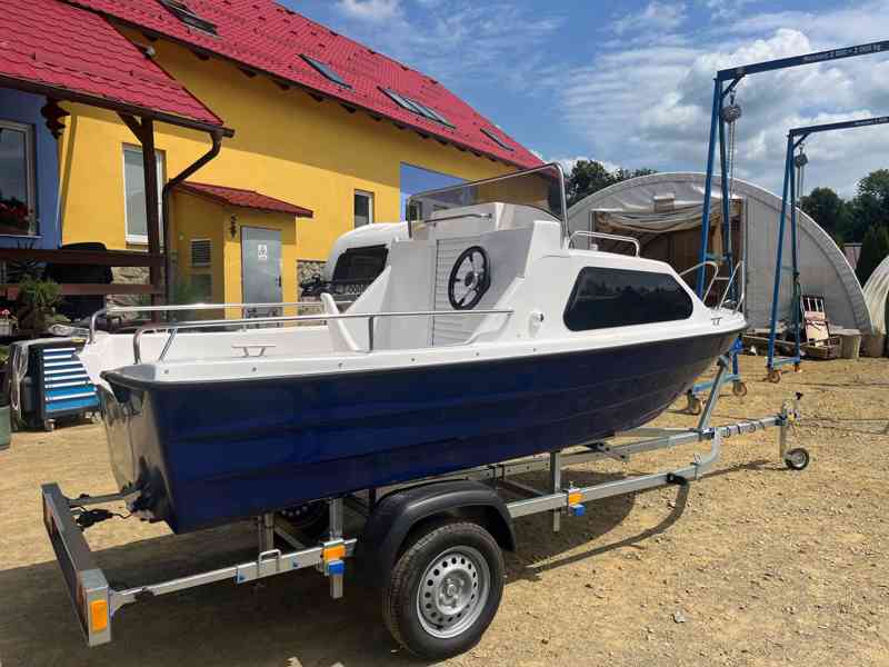 India 431 laminátový motorový člun, bez motoru - NOVÝ! - foto 3