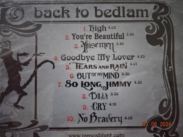 JAMES BLUNT - Back To Bedlam - foto 3