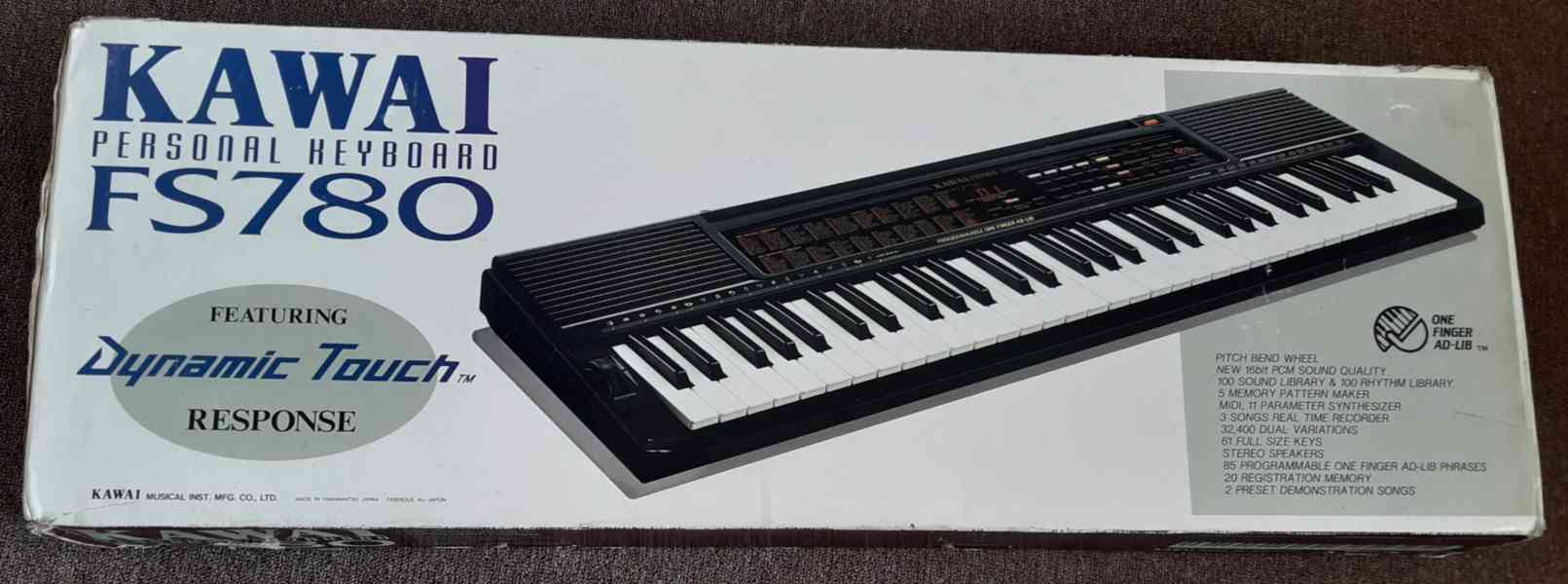 Vintage Synth - Kawai FS780 Personal Keyboard 1992  - foto 2