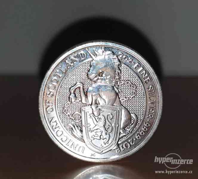 Stříbrná investiční mince The Unicorn 2 oz - foto 1