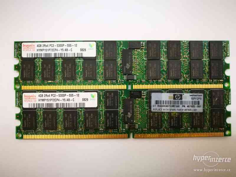 8GB Hynix 2x4GB 2Rx4 PC2 - 5300P - 555 - 12 Server Memory - foto 1