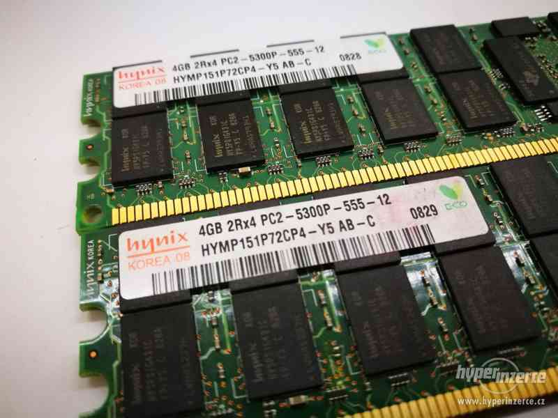 8GB Hynix 2x4GB 2Rx4 PC2 - 5300P - 555 - 12 Server Memory - foto 2